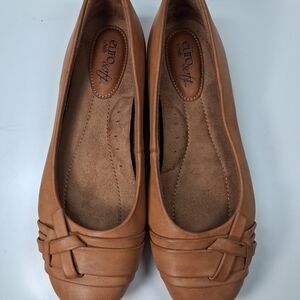 Euro Soft Women's Brown Flats 8 M
